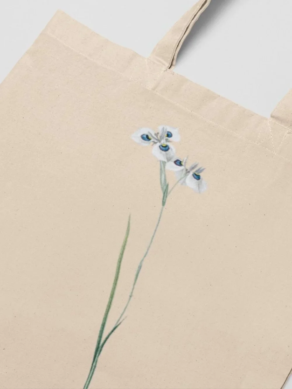 Glaucopis Vintage Floral Print Graphic Canvas Tote Bag